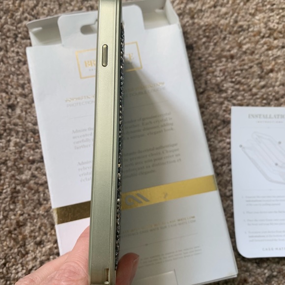 Genuine crystal and leather iPhone 6 case - Picture 7 of 8